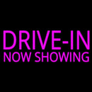Pink Drive In Now Showing Handmade Art Neon Sign