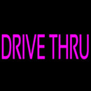 Pink Drive Thru Handmade Art Neon Sign