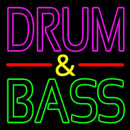 Pink Drum And Green Bass Handmade Art Neon Sign