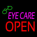 Pink Eye Care Block Open Handmade Art Neon Sign