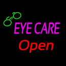 Pink Eye Care Red Open Logo Handmade Art Neon Sign
