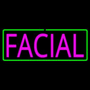 Pink Facial Green Border Handmade Art Neon Sign