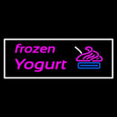 Pink Frozen Yogurt Handmade Art Neon Sign