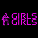 Pink Girls Girls Girls Handmade Art Neon Sign