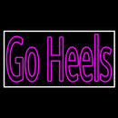 Pink Go Heels With Border Handmade Art Neon Sign