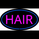 Pink Hair Oval Blue Handmade Art Neon Sign