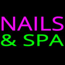 Pink Nails And Green Spa Handmade Art Neon Sign