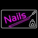Pink Nails With Nail Polish Handmade Art Neon Sign
