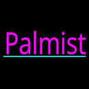 Pink Palmist With Turquoise Line Handmade Art Neon Sign