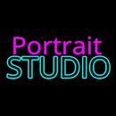 Pink Portrait Studio Handmade Art Neon Sign