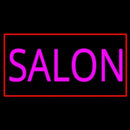 Pink Salon With Red Border Handmade Art Neon Sign