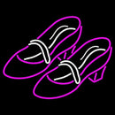 Pink Sandal Heels Handmade Art Neon Sign