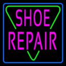 Pink Shoe Repair Block Handmade Art Neon Sign