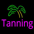 Pink Tanning Palm Tree Handmade Art Neon Sign
