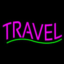 Pink Travel Block Handmade Art Neon Sign