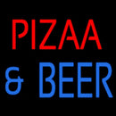 Pizza And Beer Handmade Art Neon Sign