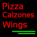 Pizza Calzones Wings Handmade Art Neon Sign