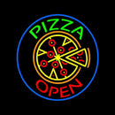 Pizza Open Handmade Art Neon Sign
