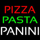 Pizza Pasta Panini Handmade Art Neon Sign