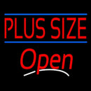 Plus Size Blue Lines Open Handmade Art Neon Sign