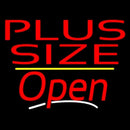 Plus Size Open Yellow Line Handmade Art Neon Sign