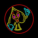 Poker Icon 1 Handmade Art Neon Sign