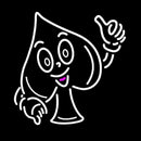 Poker Icon Handmade Art Neon Sign