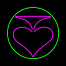 Poker Symbol 1 Handmade Art Neon Sign