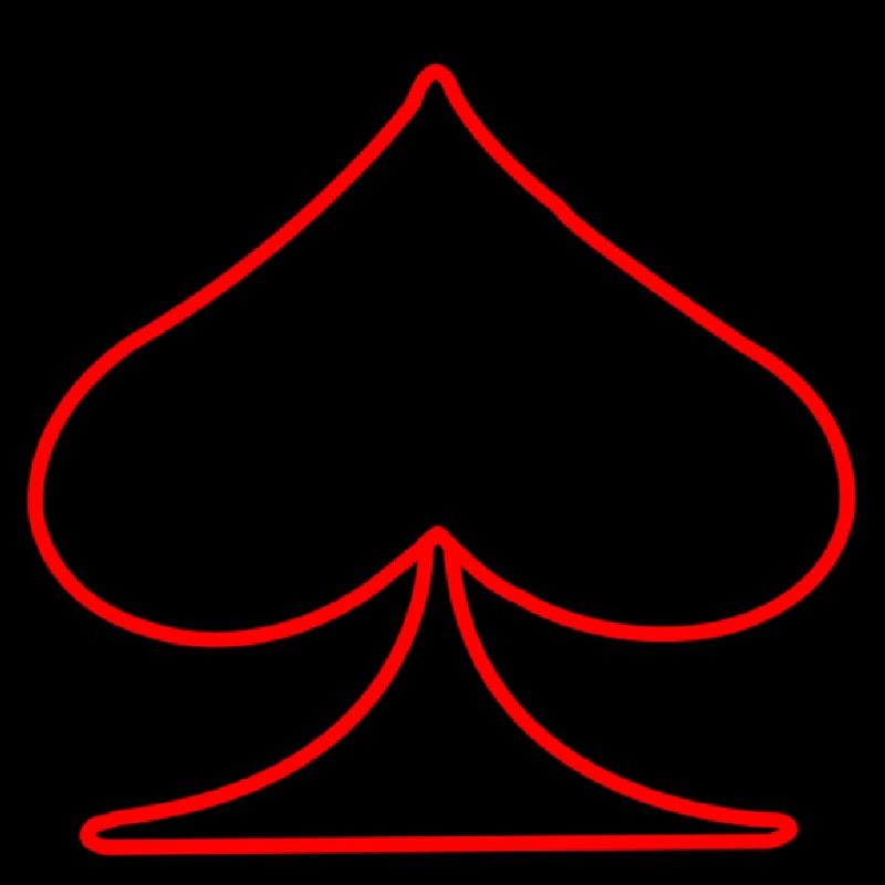 Poker Symbol Handmade Art Neon Sign