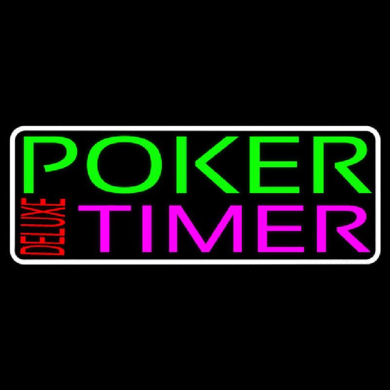 Poker Timer Deluxe 2 Handmade Art Neon Sign
