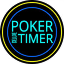 Poker Timer Deluxe Handmade Art Neon Sign