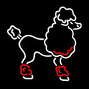 Poodle Handmade Art Neon Sign