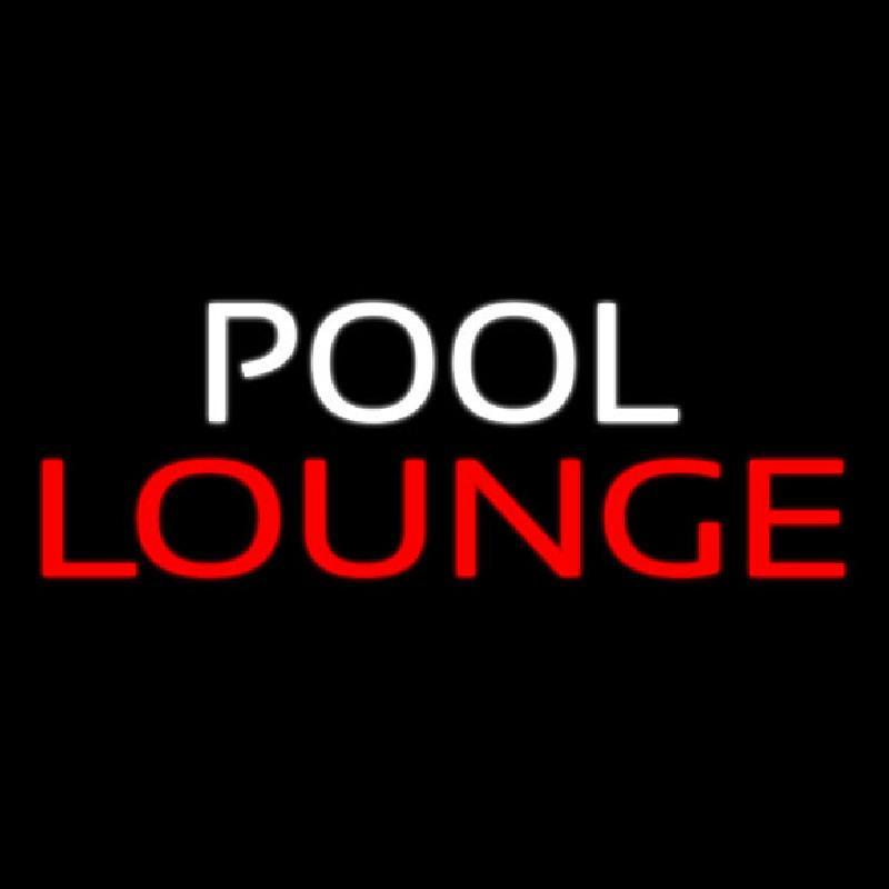 Pool Lounge Handmade Art Neon Sign