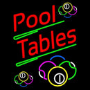 Pool Tables Handmade Art Neon Sign