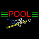 Pool With Pool Logo Handmade Art Neon Sign
