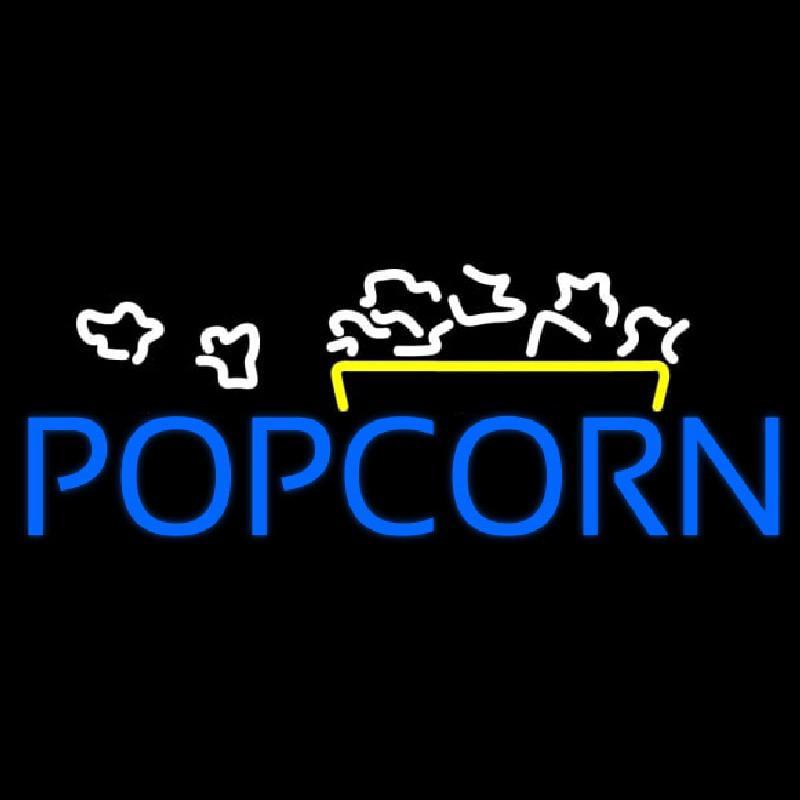 Popcorn Logo Handmade Art Neon Sign