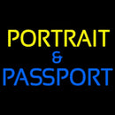 Portrait And Passport Handmade Art Neon Sign