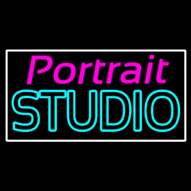 Portrait Studio Handmade Art Neon Sign