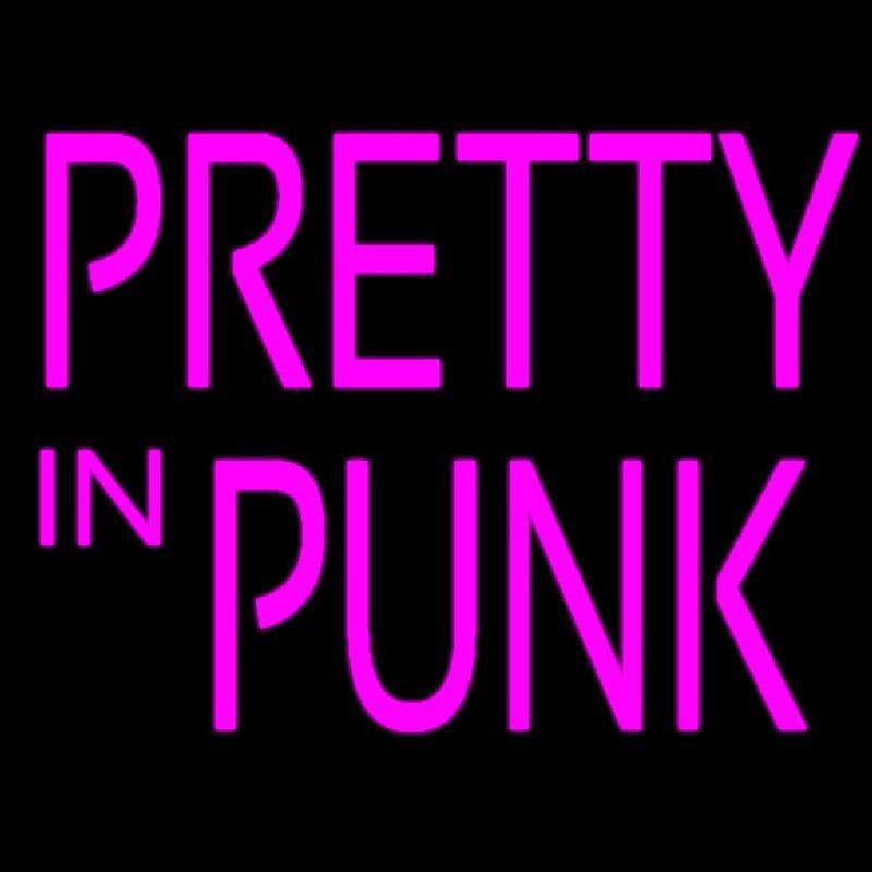 Pretty In Punk Handmade Art Neon Sign
