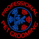 Professional Pet Grooming Handmade Art Neon Sign