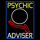 Psychic Adviser Crystal Logo Handmade Art Neon Sign