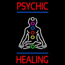 Psychic Health With Blue Line Handmade Art Neon Sign