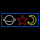 Psychic Logos With Blue Bordeer Handmade Art Neon Sign