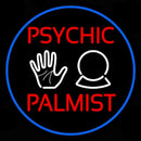 Psychic Palmist Blue Border Handmade Art Neon Sign