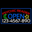 Psychic Reader With Phone Number Open Handmade Art Neon Sign