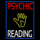 Psychic Reading Block Yellow Palm Handmade Art Neon Sign