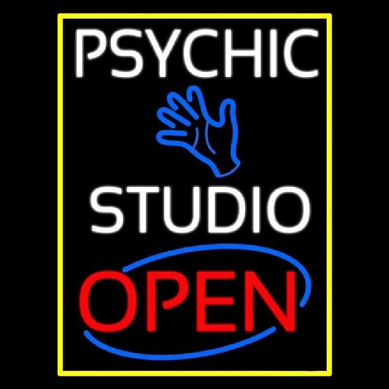 Psychic Studio Open Handmade Art Neon Sign