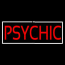 Psychic White Border Handmade Art Neon Sign