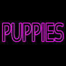 Puppies Purple Handmade Art Neon Sign