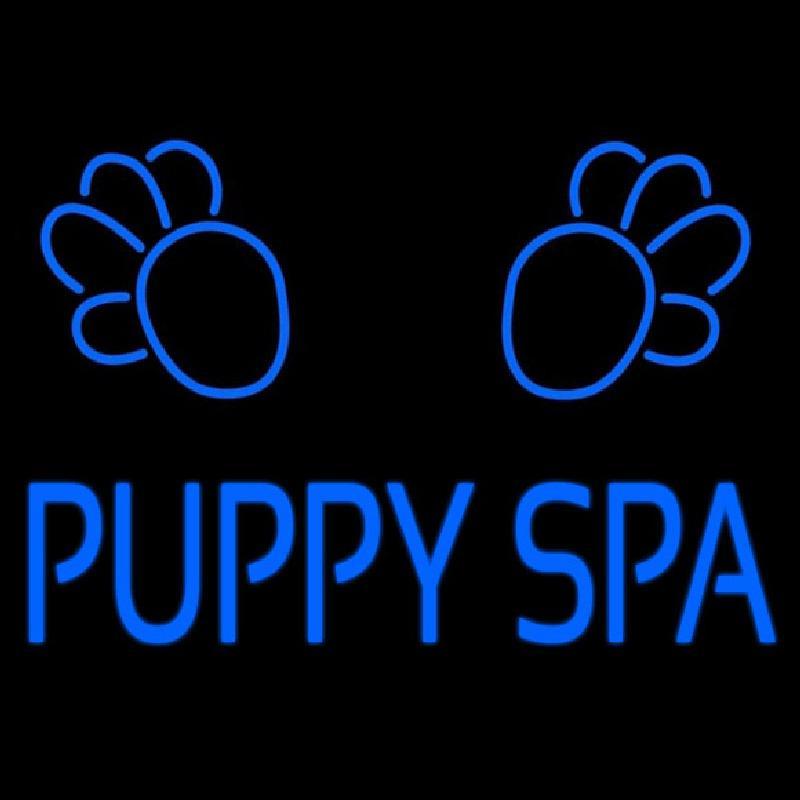 Puppy Spa Handmade Art Neon Sign